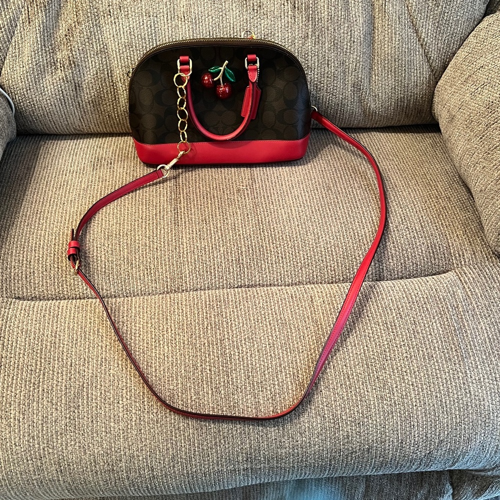 Coach  Satchel with Cherries